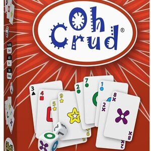 Oh Crud Card and Dice Game, Family Game for 2-6 Players / SEALED